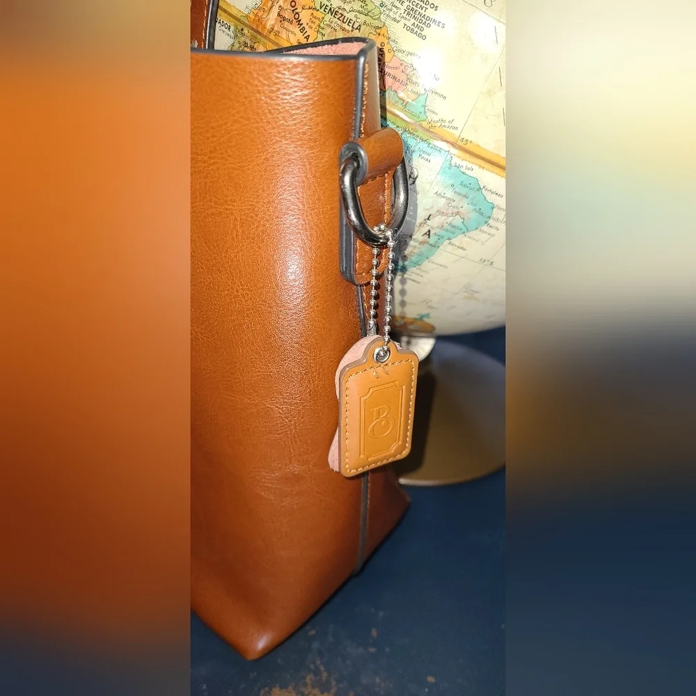 MDBM Provence leather satchel handbag with‎ Shoulder strap FRENCH